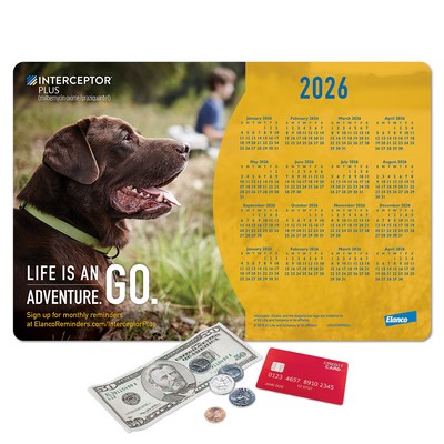 Origin'L Fabric® Heavy Duty Fabric Calendar Counter Mat-10"x15"x1/4"