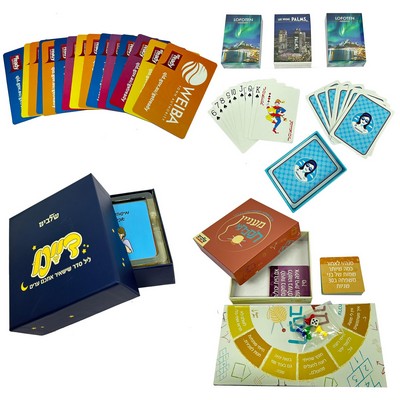 Custom Playing Conversation Game Cards in Full Color