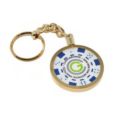 Poker Chip Key Chain
